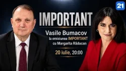 Vasile Bumacov la emisiunea IMPORTANT