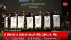 LA BANDA DE MÚSICA DE LA FUERZA AÉREA CUMPLIÓ 81 AÑOS