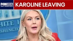 Karoline Leavitt leaving White House