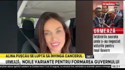 Alina Pușcău, positive vibes after her first cancer treatment session