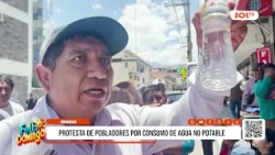Huaraz: Residents protest over consumption of non-potable water