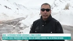 Mendoza: Pasos fronterizos cerrados y miles de camiones varados por las intensas nevadas