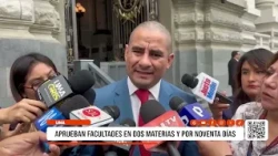 Lima: Legislative powers approved for two areas and ninety days
