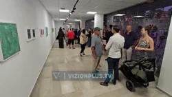 Hapet ekspozita me 63 punime, abstraksion dhe elementë të ikonografisë në pikturat e Gentian Zekës