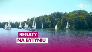 Sailing enthusiasts compete on the water