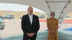 Prezident İlham Əliyev Naxçıvan Sənaye Parkının təməlini qoyub