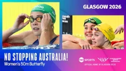 BREATHTAKING SWIM! 👏 | Women's 50m Butterfly | Glasgow 2026 Commonwealth Games