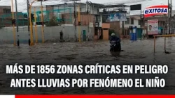 🔴🔵 INGEMMET has identified over 1,500 critical zones at risk from heavy rains nationwide