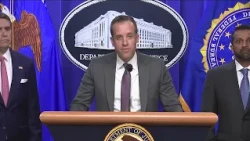 DOJ's news conference on Tren de Aragua