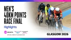 LATE DRAMA! 💥 | Cycling Men's 40km Points Race Final | Glasgow 2026 Commonwealth Games