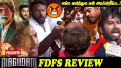 Magudam FDFS Public Review | Vishal | Magudam Movie Review | Anjali | Dushara | Vasanth TV