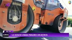 Podgoriei Street in Bistrița has been paved