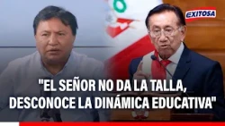 🔴🔵 SUTEP questions President Balcázar following statements on Fenate: "The man is not up to the t...