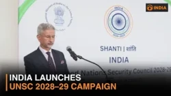 India Launches UNSC 2028–29 Campaign & more news | DD India Live | 7 AM IST