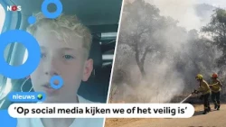 Luuk goes on vacation near a major wildfire