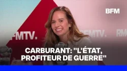 Fuel prices: “The State is the number one war profiteer,” denounces Sarah Knafo (Reconquête)