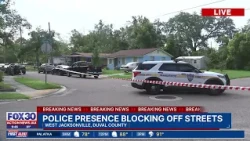 Police presence blocks streets in West Jacksonville neighborhood