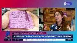 Few sales and business closures in Mendoza