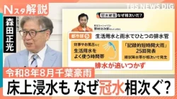 観測史上最大360ミリの「令和8年8月千葉豪雨」なぜ冠水が相次ぎ車内閉じ込めが発生したのか【Nスタ解説】｜TBS NEWS DIG