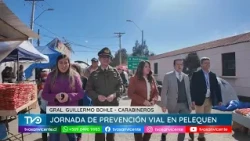 Autoridades regionales realizan campaña de prevención y seguridad vial en Cruce Pelequén