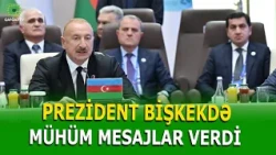PRESIDENT ILHAM ALIYEV DELIVERED A SPEECH AT THE "SHET PLUS" MEETING