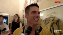 2026 Palio di Provenzano, interview with Giovanni Atzeni, known as Tittia, after his triumph with...