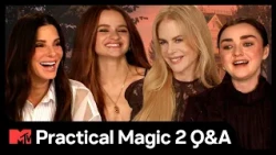 “Hold My Hand And Say ‘This Is Enough" 😭 Practical Magic 2 Interview | MTV Movies