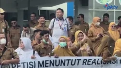 AWS Samarinda Hospital Staff Protest Demanding TPP Disbursement