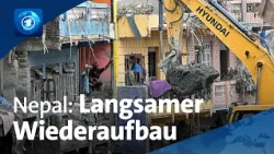 Schule im Zelt: Nepalesische Kinder sollen „wieder was anderes in ihren Köpfen haben“ als die Flut