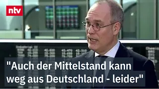 Alarming investment figures, relocation and closures, states economist Jörg Krämer | ntv