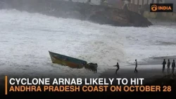 Cyclone Arnab Likely to Hit Andhra Pradesh Coast on October 28 & More | DD India Live | 12 PM IST