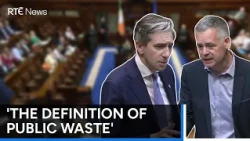 Money spent on abandoned rail management system sees heated Dáil scenes | RTÉ News