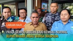 After 7.7 Magnitude Earthquake, Labuan Bajo Returns to Normal, West Manggarai Regent Urges Reside...