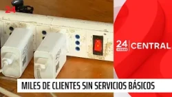 Storm leaves thousands without basic services | 24 Horas TVN Chile