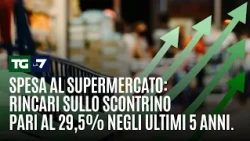 Spesa al supermercato: Rincari sullo scontrino pari al 29,5% negli ultimi 5 anni.