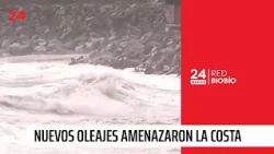 New swells in Penco threaten the coast