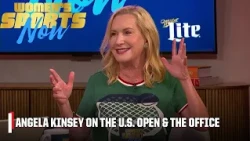 Angela Kinsey on her love for tennis & Serena Williams' return to U.S. Open | Women's Sports Now