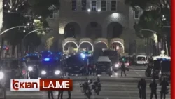 Tv Klan - Tirana në kaos nga protesta në ditën e 12-të