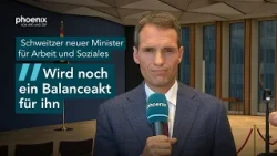 Ernennung von Schweitzer als Bundesminister: Schaltgespräch mit phoenix-Korrespondent Philipp Menn