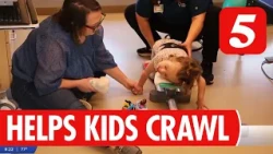 Device Helps Children with Disabilities Improve Crawling