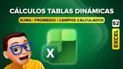 CÁLCULOS en TABLAS DINÁMICAS de Excel | Suma, Promedio, Conteo y Campos Calculados 📊