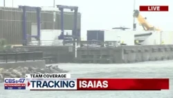 Hurricane Isaias nears Pensacola ahead of the storm's Friday night landfall