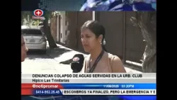 Denuncian colapso de aguas servidas en la urbanización Club Hípico Las Trinitarias