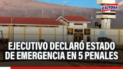 🔴🔵 Executive branch declares 60-day state of emergency in five high-security prisons