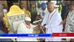 More Groups And Organizations Pay Homage To Esama Of Benin At 92