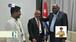 Esteban Lazo intercambia con delegaciones de Vietnam, Sri Lanka y Sudáfrica