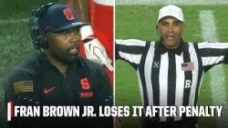 Fran Brown's HEATED REACTION proves costly for Syracuse | ESPN College Football