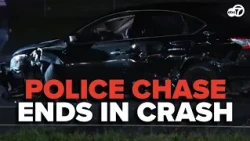 Police chase from DC to Maryland ends in crash