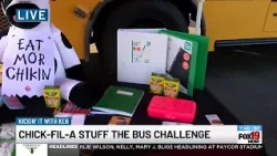 Chick-Fil-A stuff the bus challenge