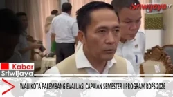 Wali Kota Palembang Evaluasi Capaian Semester I Program RDPS 2026
